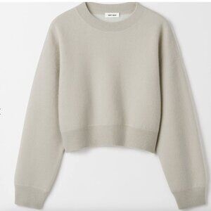 Soft Goat 100% Cashmere Double-Faced Crewneck Sweater S